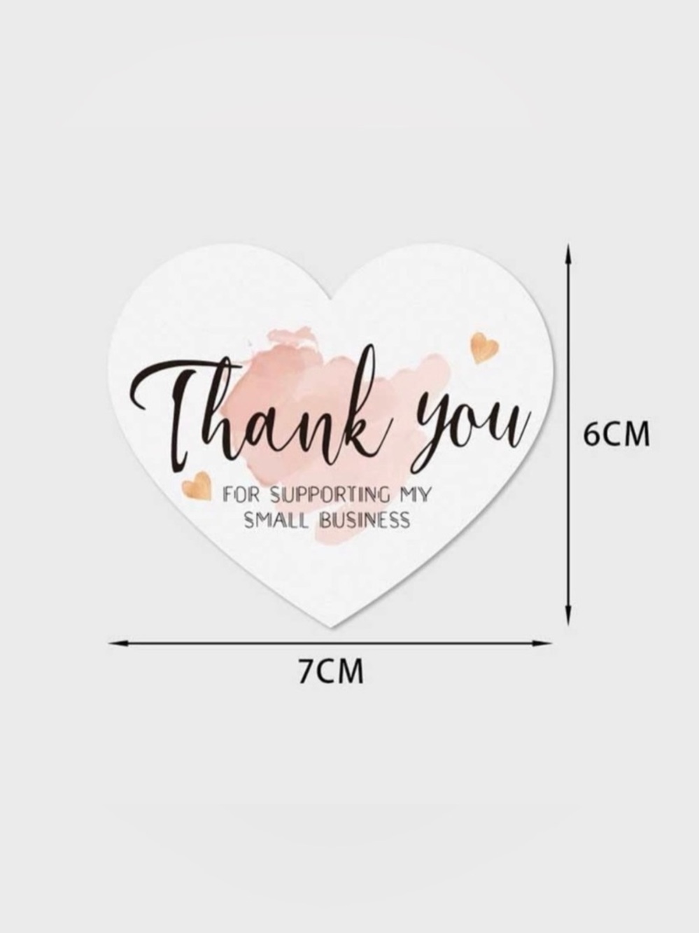 150 Thank You Heart Cards – 5 Beautiful Designs Best Value Bulk Set 💕 - Picture 8 of 9